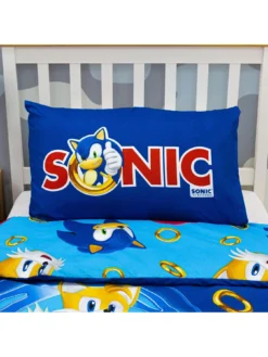 Sonic The Hedgehog Speed Single Duvet Cover Set - Blue -Rust-Oleum || d-c-fix || Harris Sales V8QC7 SQ6 0000000020 BLUE SLd3