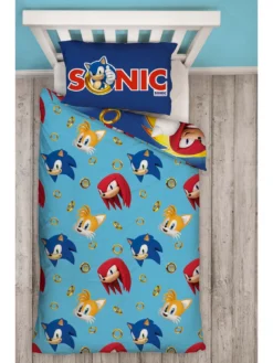 Sonic The Hedgehog Speed Single Duvet Cover Set - Blue -Rust-Oleum || d-c-fix || Harris Sales V8QC7 SQ7 0000000020 BLUE RSr1