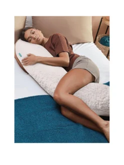 Kally Sleep Fleece Body Pillow - Cream