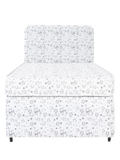 Airsprung New Star Print Divan Set With Storage, Headboard And Mattress -Rust-Oleum || d-c-fix || Harris Sales V93KS SQ3 0000000005 GREY SLd