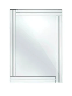 Premier Housewares Bevelled Edge Mirror With Double Line Frame