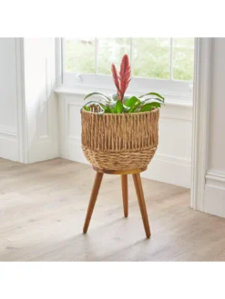 Very Home Water Hyacinth Planter On Wooden Legs -Rust-Oleum || d-c-fix || Harris Sales V9ZK4 SQ5 0000001277 LIGHT BROWN SLd3