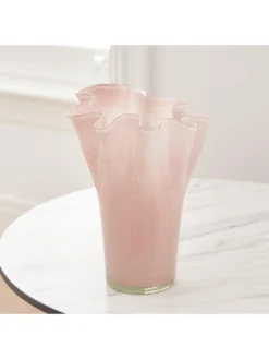 Very Home Serena Hankerchief Glass Vase -Rust-Oleum || d-c-fix || Harris Sales VA3F6 SQ6 0000000063 PINK SLd4