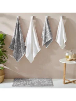 Furn Everybody Abstract Cotton Jacquard Bath Towel -Rust-Oleum || d-c-fix || Harris Sales VA7NA SQ3 0000000005 GREY SLd1