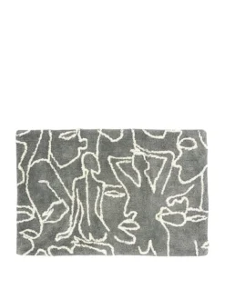 Furn Everybody Abstract Cotton Non-slip Bathmat