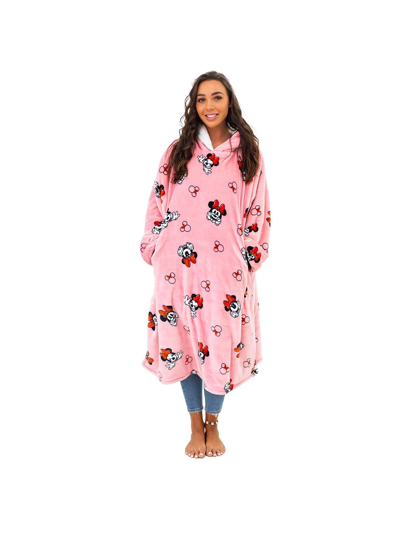 Disney Minnie Mouse Wearable Fleece Large - Multi 2 Disney Minnie Mouse Wearable Fleece Large - Multi - Image 2