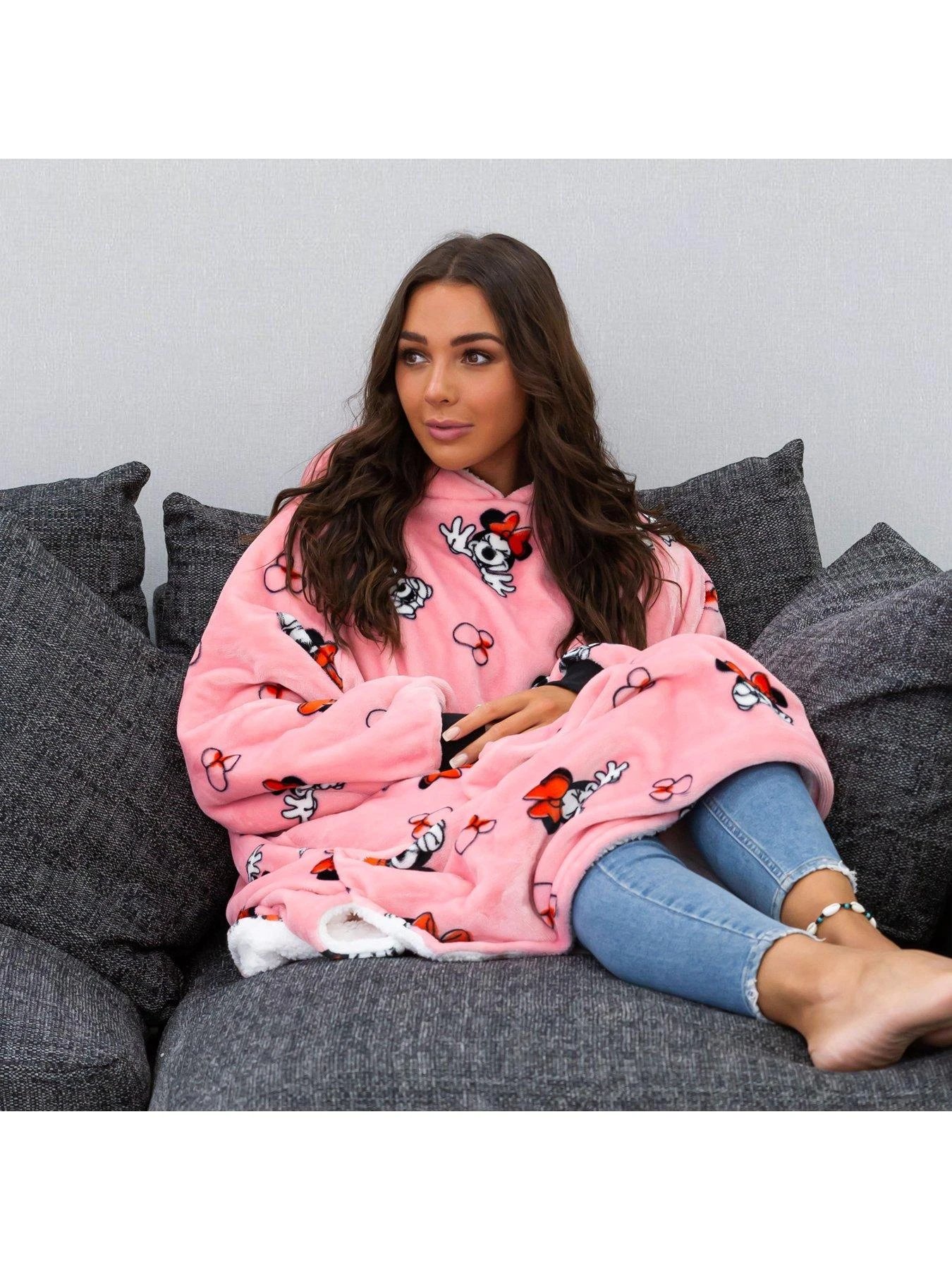 Disney Minnie Mouse Wearable Fleece Large - Multi 3 Disney Minnie Mouse Wearable Fleece Large - Multi - Image 3