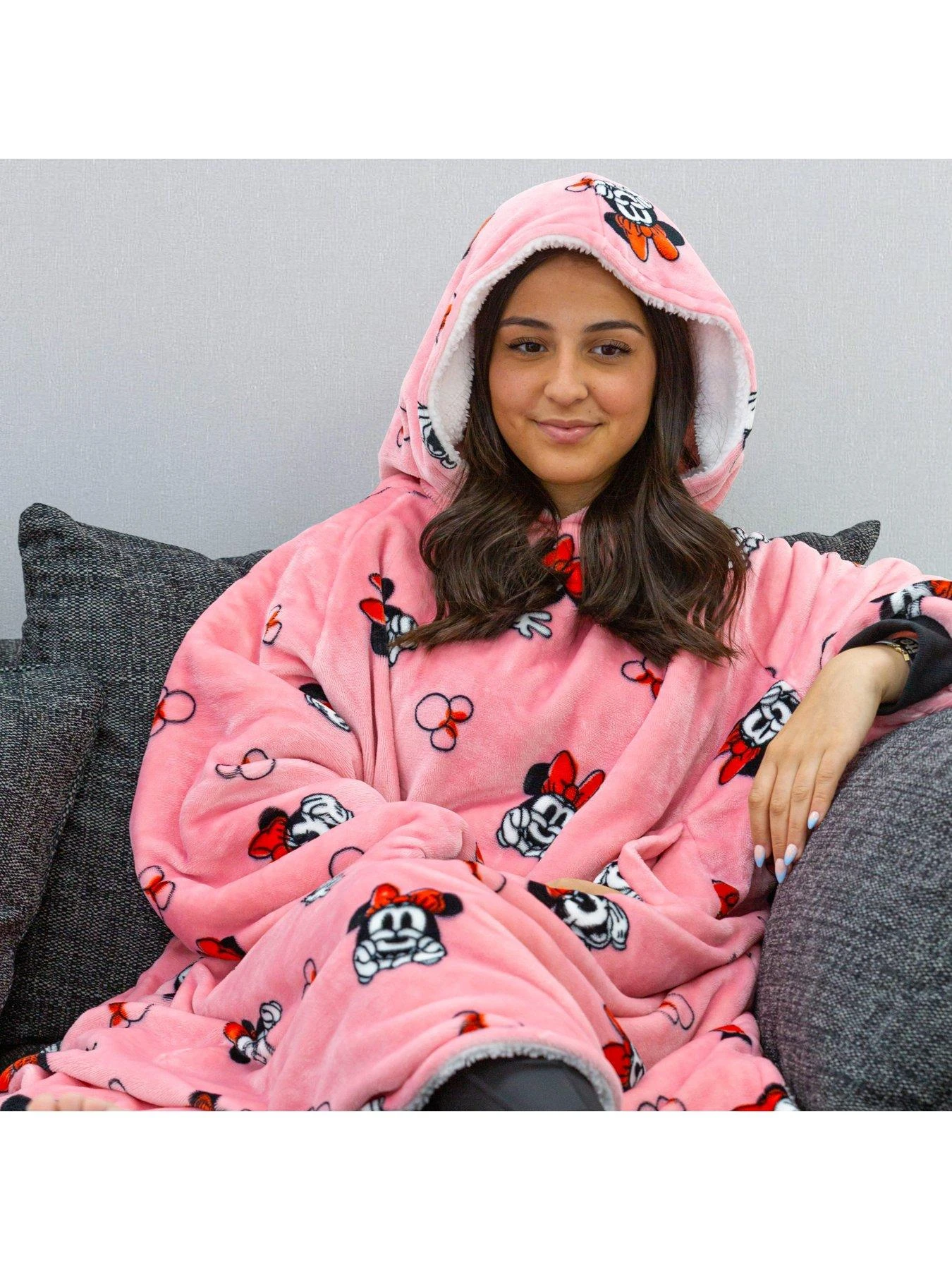 Disney Minnie Mouse Wearable Fleece Large - Multi 4 Disney Minnie Mouse Wearable Fleece Large - Multi - Image 4