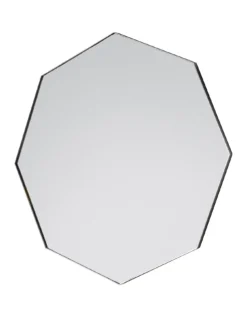 Gallery Cieza Octagon Mirror - Silver