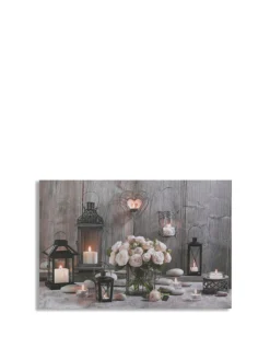 Art For The Home Cosy Cottage LED Canvas Wall Art