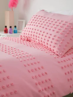 Very Home Tufted Single Duvet Cover Set - Pink 7 Very Home Tufted Single Duvet Cover Set - Pink -Rust-Oleum || d-c-fix || Harris Sales VBQWK SQ3 0000000063 PINK SLd