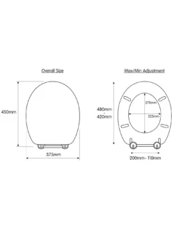 Croydex Kielder Flexi-Fix Toilet Seat  -Rust-Oleum || d-c-fix || Harris Sales VC4TN SQ6 0000000013 WHITE SLd4