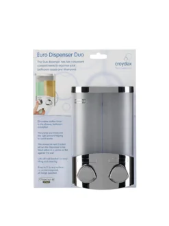 Croydex Euro Dispenser Duo In Chrome -Rust-Oleum || d-c-fix || Harris Sales VC6JO SQ5 0000000099 N A SLd3