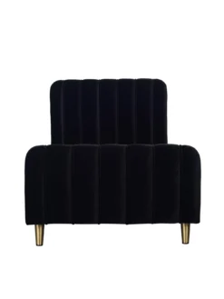 Obaby Gatsby Velvet Toddler Bed - Black -Rust-Oleum || d-c-fix || Harris Sales VCZ0N SQ4 0000000004 BLACK SLd