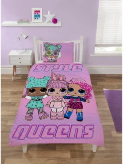 L.O.L. Surprise! L.O.L Surprise! Lol Surprise Style Queens Single Duvet Set - Multi