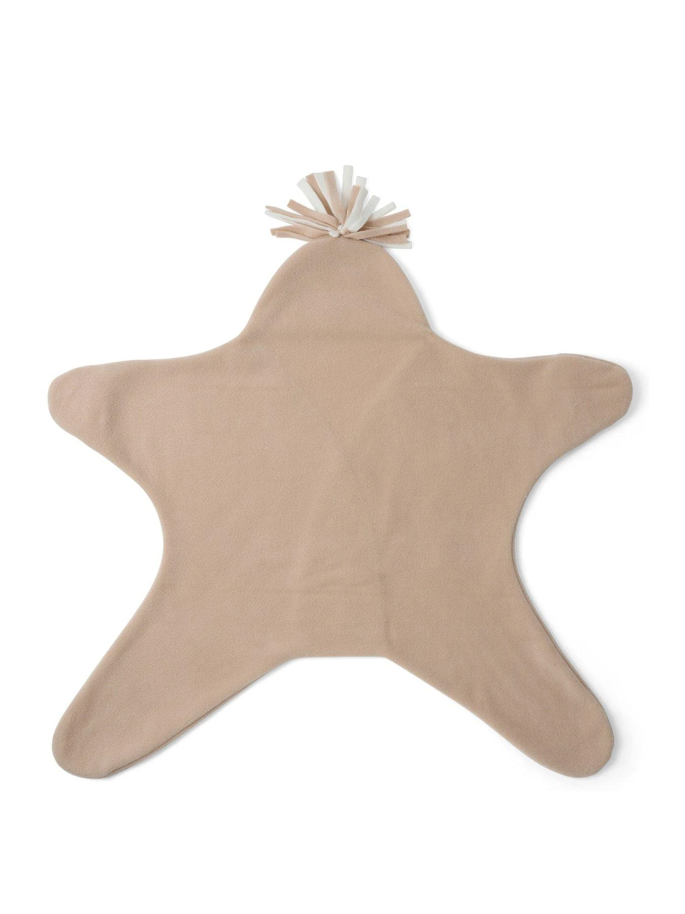 Clair De Lune Star Fleece Baby Wrap Blanket- Oatmeal 2 Clair De Lune Star Fleece Baby Wrap Blanket- Oatmeal - Image 2