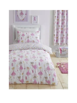 Bedlam Ballet Dancer Single Duvet Set - Pink