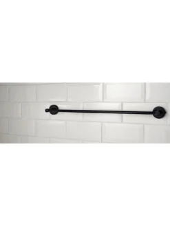 Our House 4-Piece Bathroom Fittings Set - Black -Rust-Oleum || d-c-fix || Harris Sales VEY1P SQ3 0000000004 BLACK SLd1