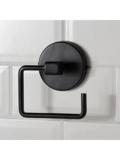 Our House 4-Piece Bathroom Fittings Set - Black -Rust-Oleum || d-c-fix || Harris Sales VEY1P SQ5 0000000004 BLACK SLd3