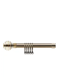 Very Home Extendable Curtain Pole Kit With Decorative Finials