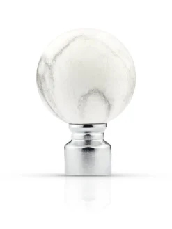 Very Home Extendable Curtain Pole Kit With Marble Ball Finials -Rust-Oleum || d-c-fix || Harris Sales VEY61 SQ3 0000000139 CHROME SLd1