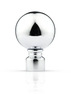 Everyday Set Of 2 Ball Finial Curtain Holdbacks -Rust-Oleum || d-c-fix || Harris Sales VEY67 SQ3 0000000139 CHROME SLd1