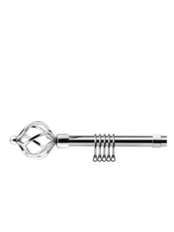 Rust-Oleum || d-c-fix || Harris Sales 40 Everyday Cage Finial Extendable Curtain Pole