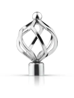 Everyday Cage Finial Extendable Curtain Pole -Rust-Oleum || d-c-fix || Harris Sales VEY68 SQ3 0000000139 CHROME SLd1