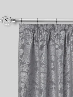 Everyday Cage Finial Extendable Curtain Pole -Rust-Oleum || d-c-fix || Harris Sales VEY68 SQ4 0000000139 CHROME RSr