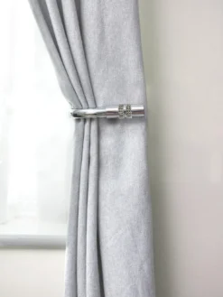 Very Home Diamante Finial Curtain Holdbacks – Set Of 2 -Rust-Oleum || d-c-fix || Harris Sales VEY7B SQ4 0000000139 CHROME RSr