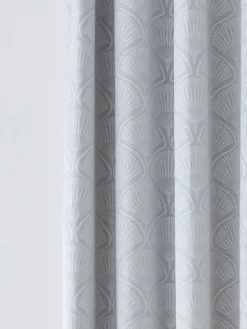 Catherine Lansfield Art Deco Pearl Eyelet Curtains In Silver 6 Catherine Lansfield Art Deco Pearl Eyelet Curtains In Silver -Rust-Oleum || d-c-fix || Harris Sales VF1V2 SQ4 0000000035 SILVER SLd1