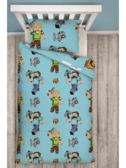 Minecraft Adventure Single Duvet - Rotary - Multi -Rust-Oleum || d-c-fix || Harris Sales VF6OM SQ5 0000000029 MULTI SLd2