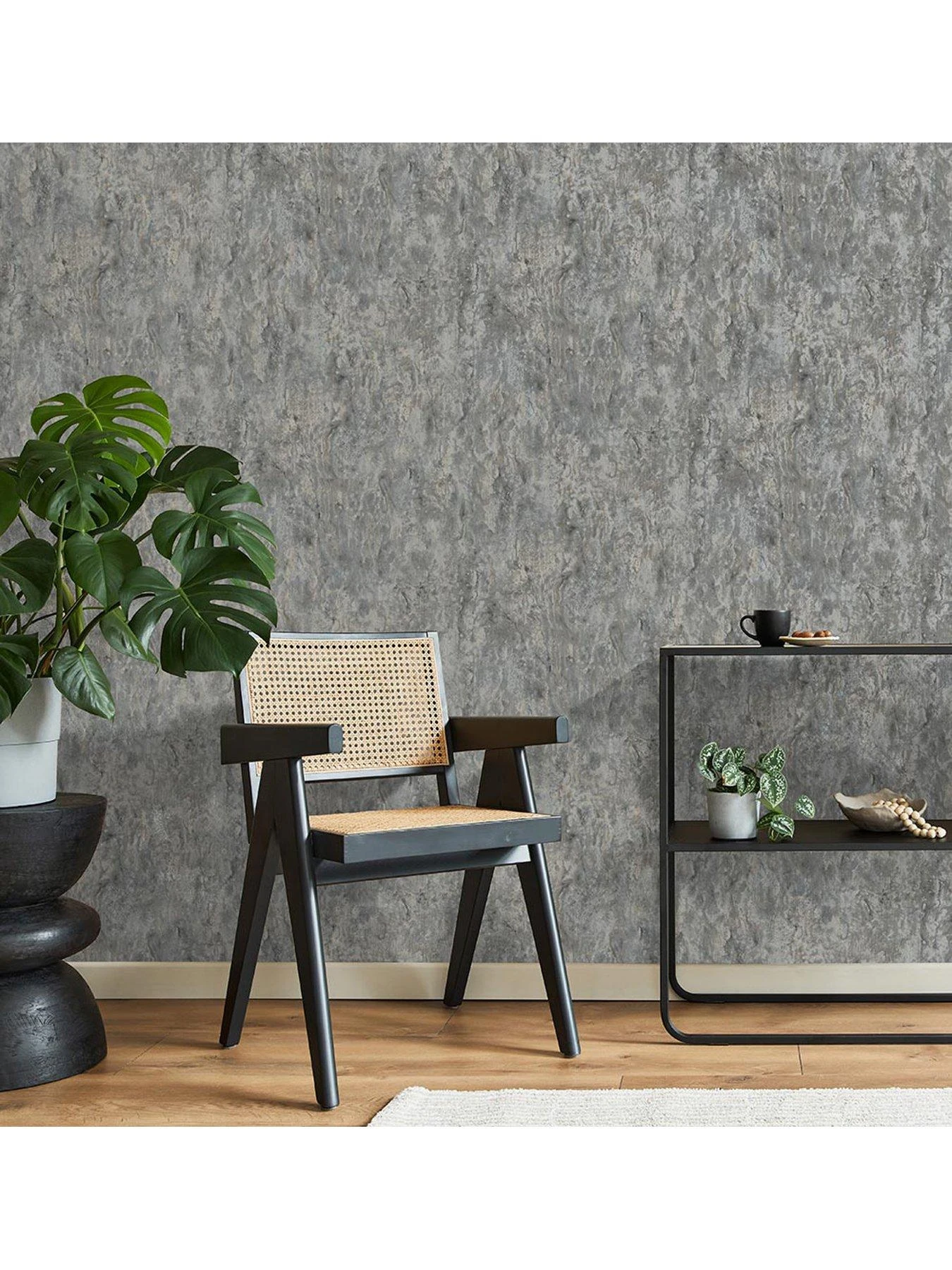 Vymura Savona Marble Plain Wallpaper – Slate 5 Vymura Savona Marble Plain Wallpaper – Slate - Image 5