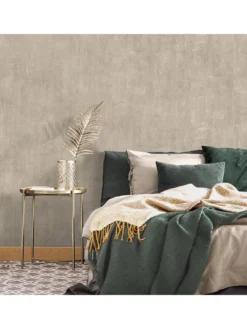 Vymura Romana Plain Wallpaper In Stone -Rust-Oleum || d-c-fix || Harris Sales VFJQS SQ6 0000000053 STONE SLd4