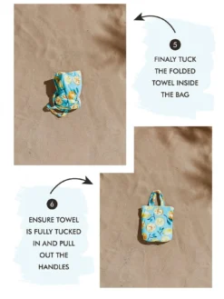 Catherine Lansfield Fruits Beach Towel In A Bag- Green -Rust-Oleum || d-c-fix || Harris Sales VGGZ0 SQ4 0000000029 MULTI SLd2