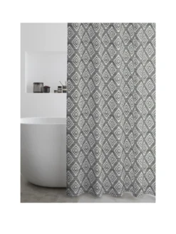 Catherine Lansfield Aztec Geo Shower Curtain