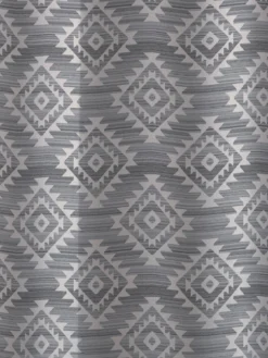 Catherine Lansfield Aztec Geo Shower Curtain -Rust-Oleum || d-c-fix || Harris Sales VGGZG SQ3 0000000071 CHARCOAL SLd1