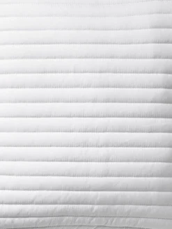 Bianca Cottonsoft Quilted Lines Filled Cushion In White -Rust-Oleum || d-c-fix || Harris Sales VHB10 SQ3 0000000013 WHITE SLd