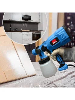 Hilka Tools 550W Electric Paint Spray Gun -Rust-Oleum || d-c-fix || Harris Sales VHJ24 SQ5 0000000088 NO COLOR SLd3