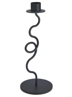 Very Home Set Of 2 Curly Candle Holders 8 Very Home Set Of 2 Curly Candle Holders -Rust-Oleum || d-c-fix || Harris Sales VHVDD SQ3 0000000004 BLACK SLd1