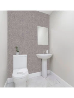 ARTHOUSE Luxe Hessian Mink Wallpaper -Rust-Oleum || d-c-fix || Harris Sales VHVGW SQ4 0000000099 N A SLd2