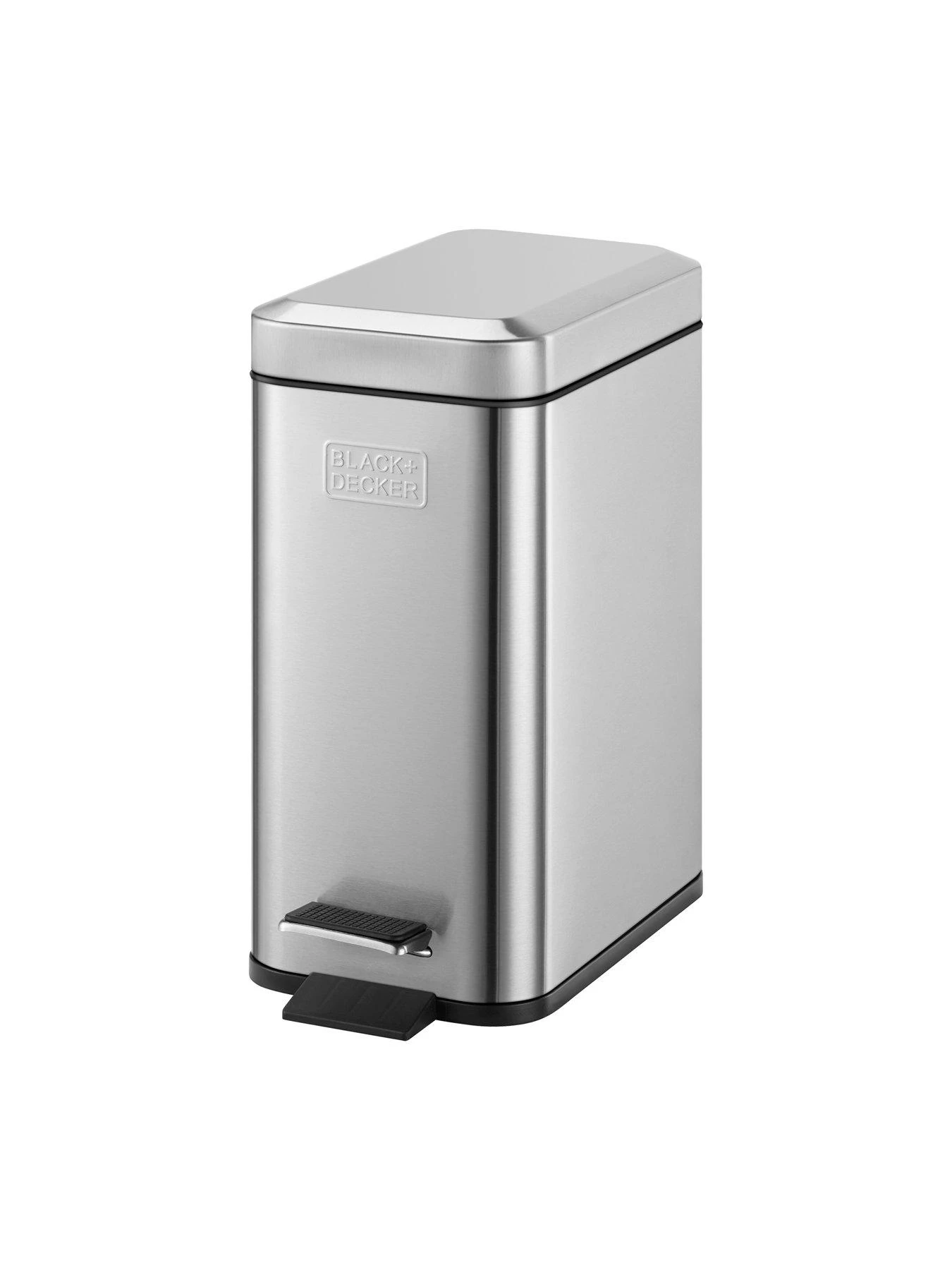 Black & Decker 5L Slimline Soft Close Pedal Bin 2 Black & Decker 5L Slimline Soft Close Pedal Bin - Image 2