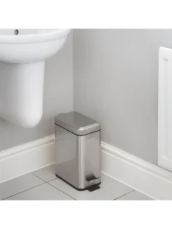 Black & Decker 5L Slimline Soft Close Pedal Bin 10 Black & Decker 5L Slimline Soft Close Pedal Bin -Rust-Oleum || d-c-fix || Harris Sales VI2W4 SQ4 0000000035 SILVER SLd2