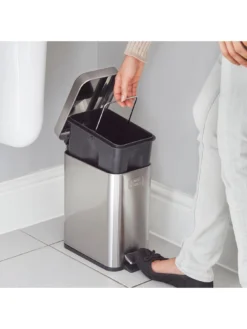Black & Decker 5L Slimline Soft Close Pedal Bin 12 Black & Decker 5L Slimline Soft Close Pedal Bin -Rust-Oleum || d-c-fix || Harris Sales VI2W4 SQ6 0000000035 SILVER SLd4
