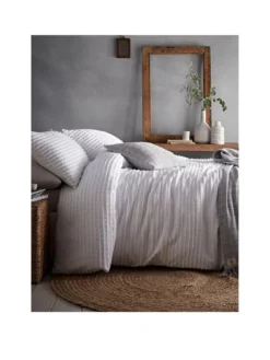 Appletree Loft Torbury Tuft Duvet Cover Set - White
