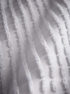 Appletree Loft Torbury Tuft Duvet Cover Set - White -Rust-Oleum || d-c-fix || Harris Sales VI7NY SQ4 0000000013 WHITE SLd1