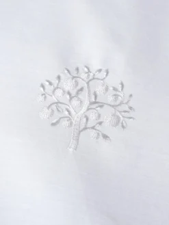 Appletree Embroidered Trees 100% Cotton Duvet Cover Set -Rust-Oleum || d-c-fix || Harris Sales VI7OU SQ5 0000000013 WHITE SLd2