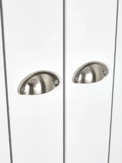 Very Home Atlanta 3 Piece Package - 3 Door Wardrobe, 4 Drawer Chest And 2 Drawer Bedside Chest - White -Rust-Oleum || d-c-fix || Harris Sales VIC8M SQ6 0000000013 WHITE SLd2