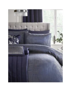 Laurence Llewelyn-Bowen Palladio Duvet Cover Set - Navy