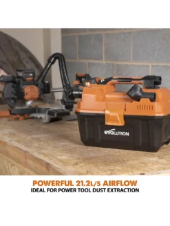 EVOLUTION R11VAC-Li 18V Li-Ion EXT Cordless Wet & Dry Vacuum Cleaner - Tool Only -Rust-Oleum || d-c-fix || Harris Sales VIH21 SQ4 0000000088 NO COLOR SLd2
